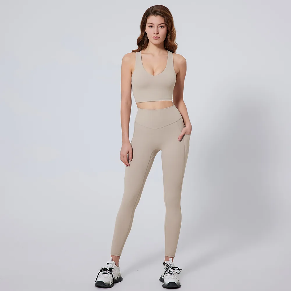 Leggings with side pockets
