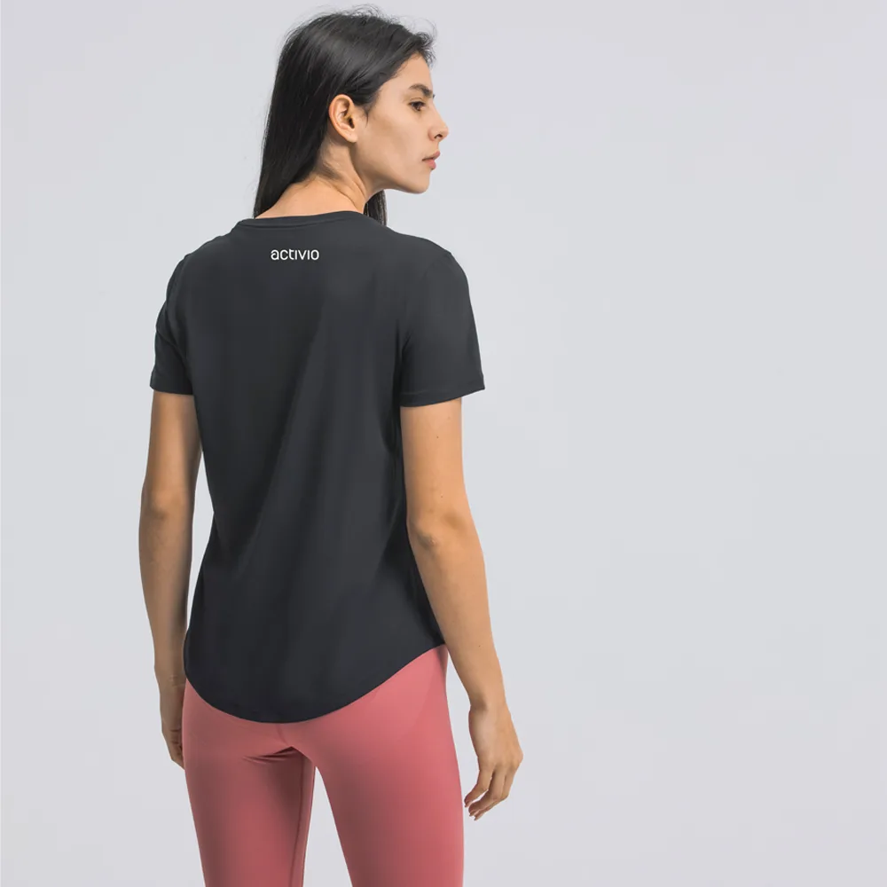 black-fitness-t-shirt-side