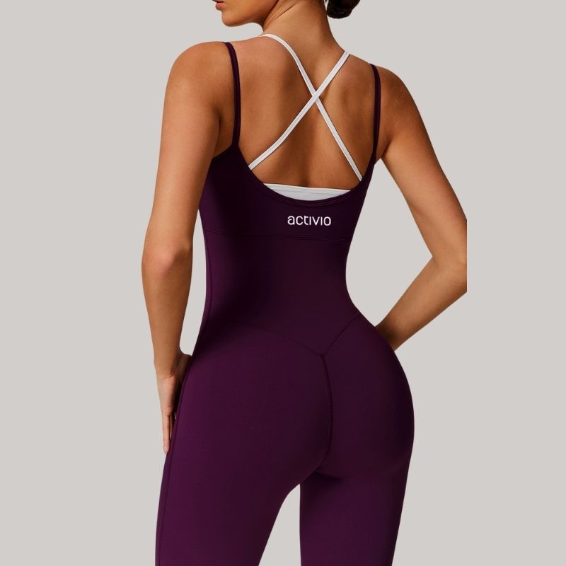Maroon Comfort Jumpsuit