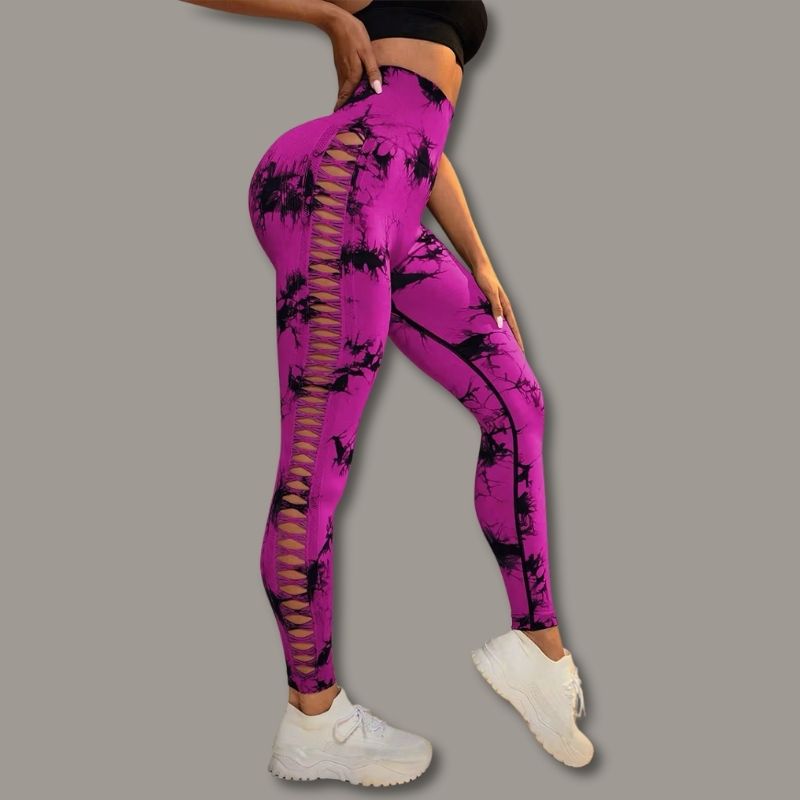 Multicolor Side Jazzy Leggings